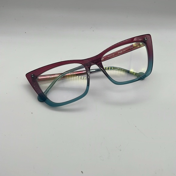 New LA Eyeworks eyeglasses with case - Picture 3 of 3
